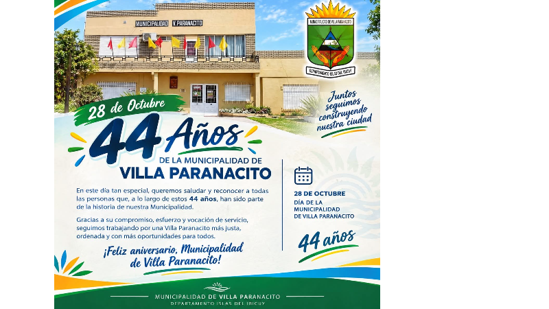 🏛️ 44 AÑOS DE HISTORIA, COMPROMISO Y SERVICIO A LA COMUNIDAD