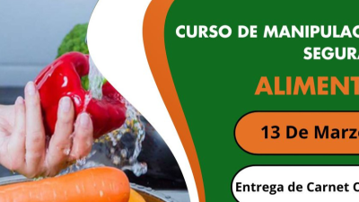 NUEVA EDICIΓN DEL CURSO DE MANIPULACIΓN SEGURA DE ALIMENTOS