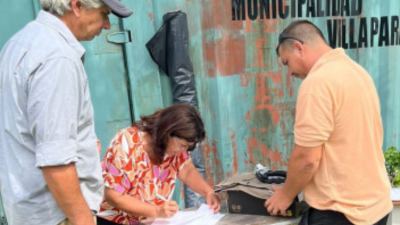 SE REALIZΓ ENTREGA DE INDUMENTARIA Y ELEMENTOS DE SEGURIDAD