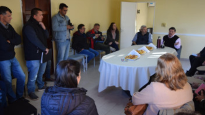 VISITA DEL GOBERNADOR DE LA PROVINCIA DE ENTRE RΓOS A NUESTRA LOCALIDAD